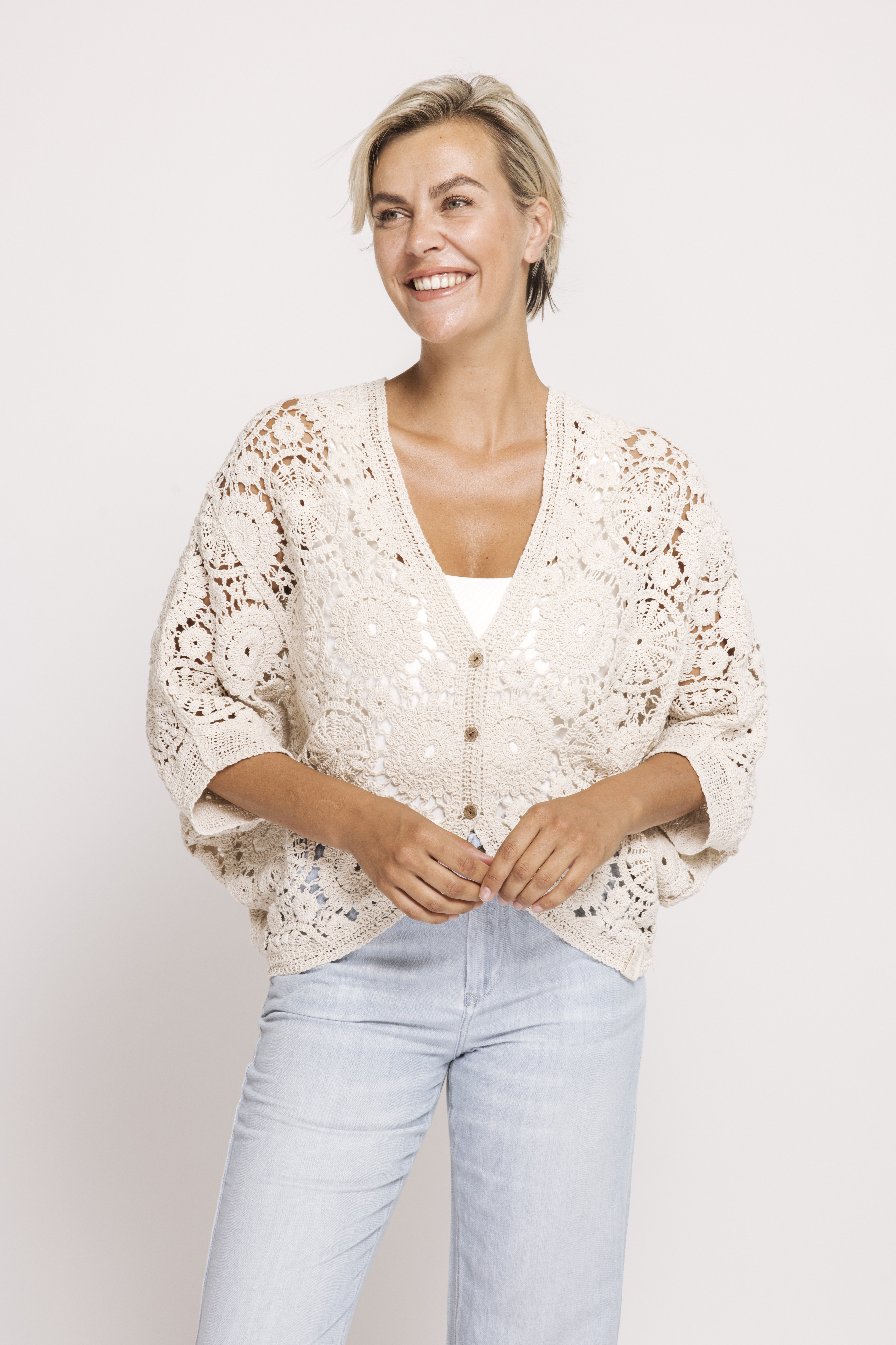 VEST ZHDERIA OFF WHITE ZK359-N059 VAN ZHRILL