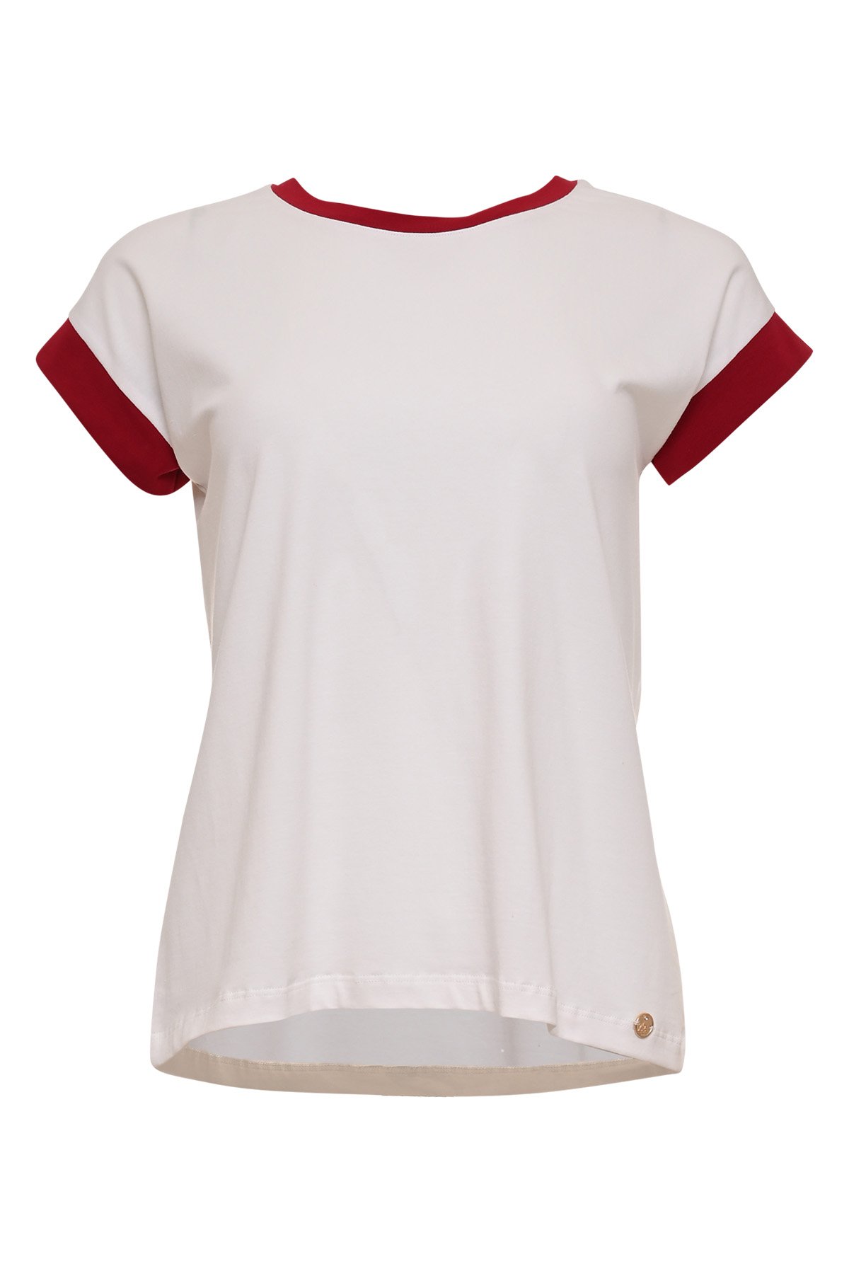 TOP TONORA OFFWHITE RED VAN MAICAZZ