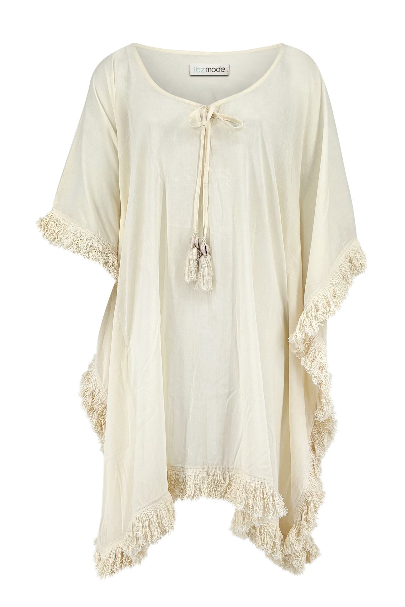 SHORT KAFTAN JAVINA AUREZA IVORY VAN IBZMODE